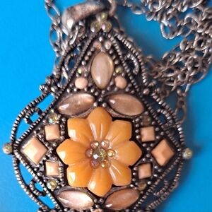 Multi string vintage necklace